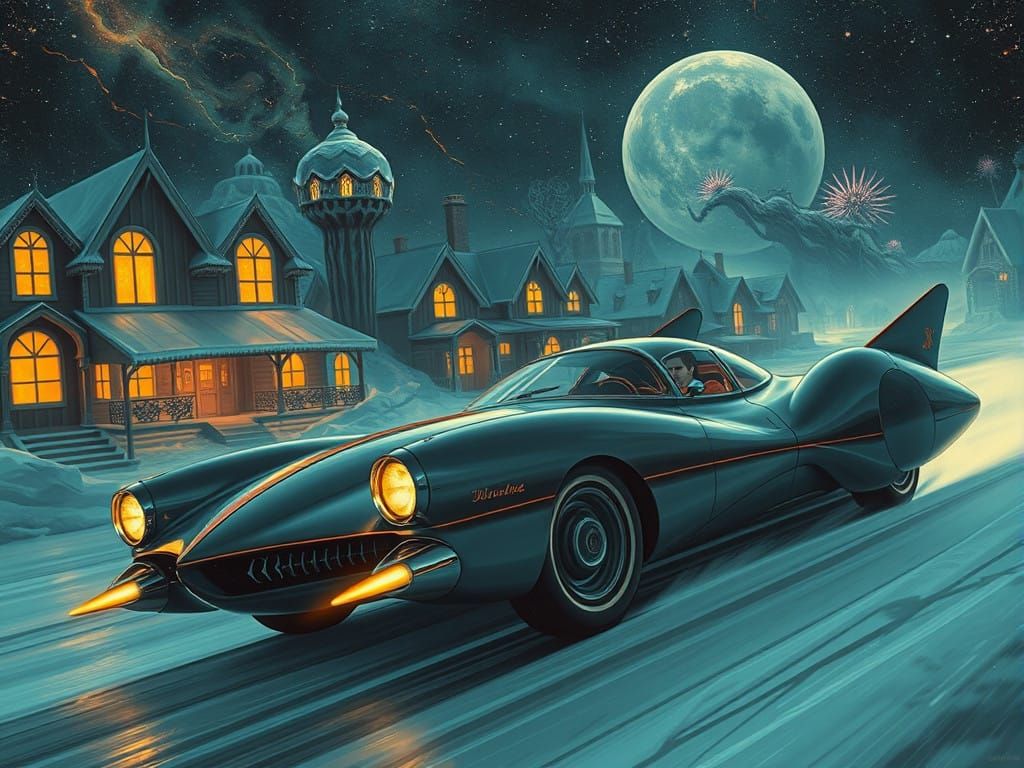Barracuda Streamliner Speeds Through Plutonian Neighborhood