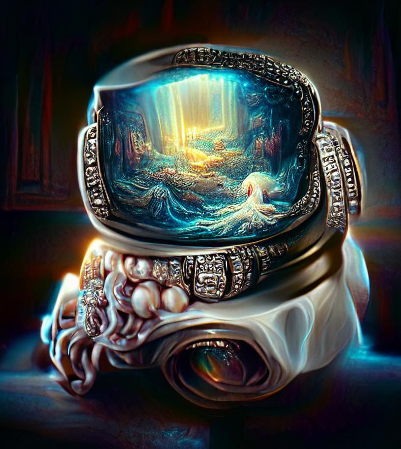 Ethereal Pearl Ring Opens Dimensional Portal