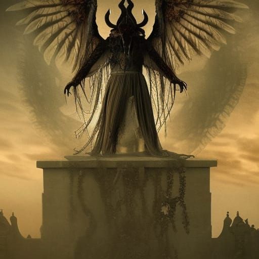 Pazuzu Raises the Dead: Epic Digital Matte Painting