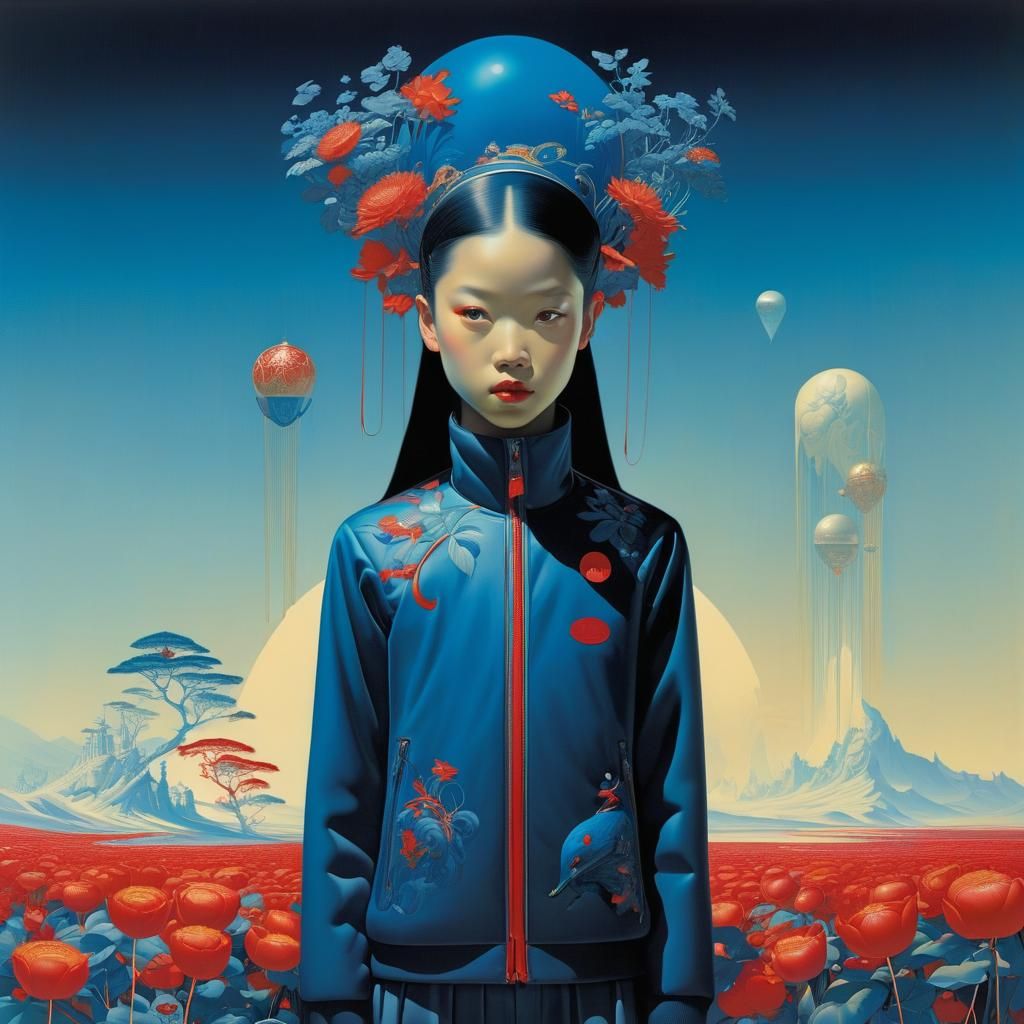 Ethereal Art in Modern Surrealist Style