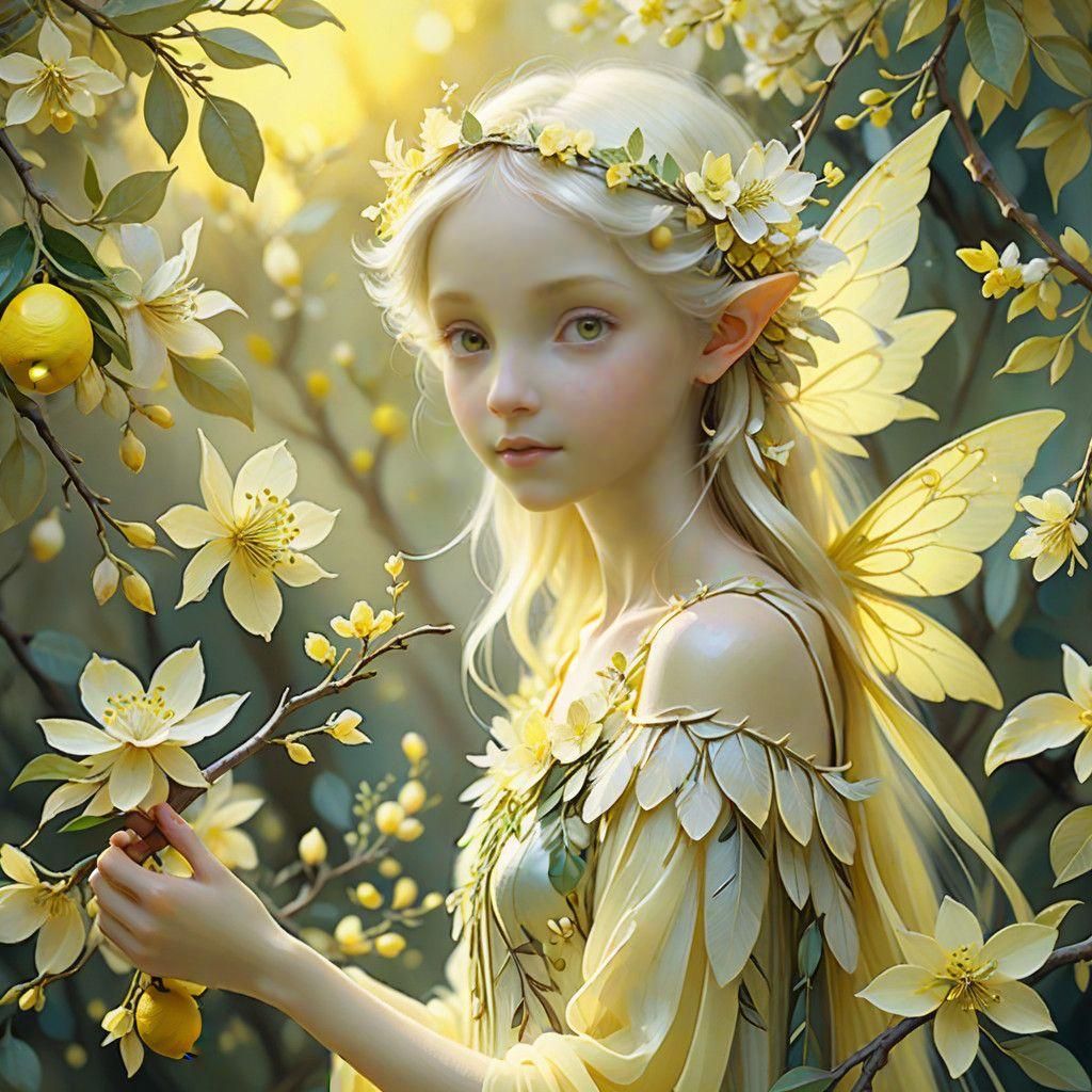 Whimsical Lemon Tree Sprite
