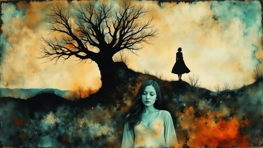 Surreal Quiet Desperation with Optical Illusions