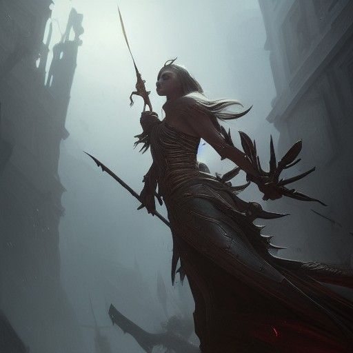 Malenia Blade of Miquella: Dark Fantasy Art