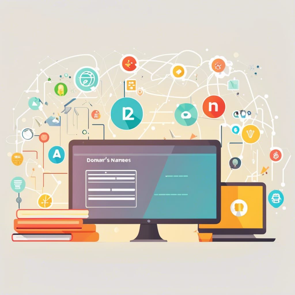 Blog Post Header in Flat Vector Style