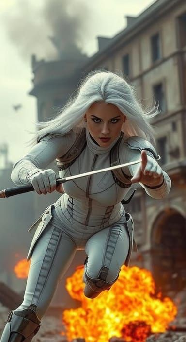 Silver Sable in Explosive City Ruins