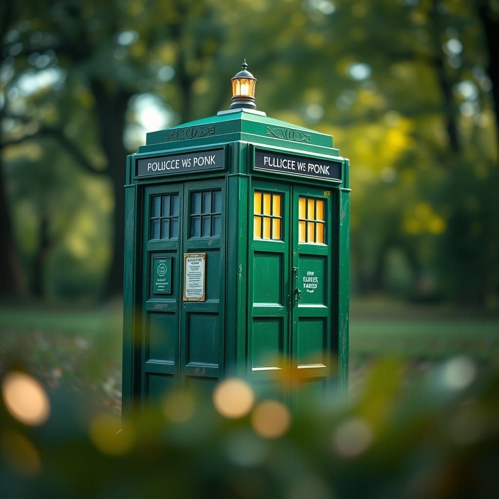 A Timeless Tardis in Emerald Green