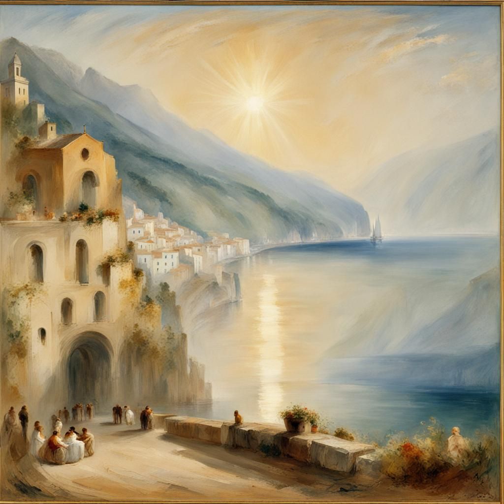 Amalfi Coast in Romantic Style