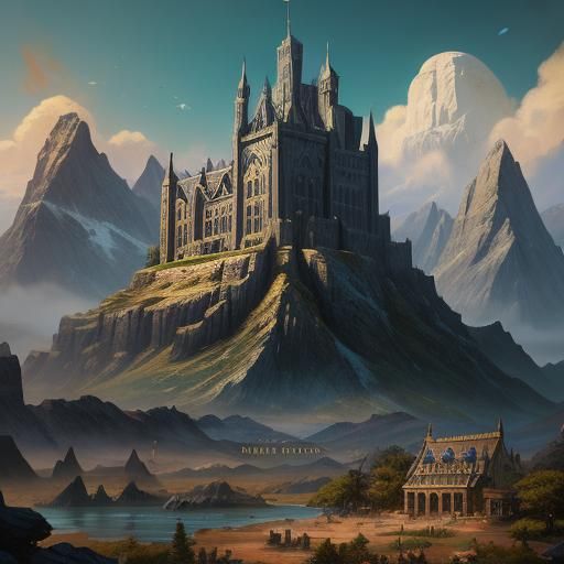 Fantastical Guild Seal Token in Detailed Matte Style