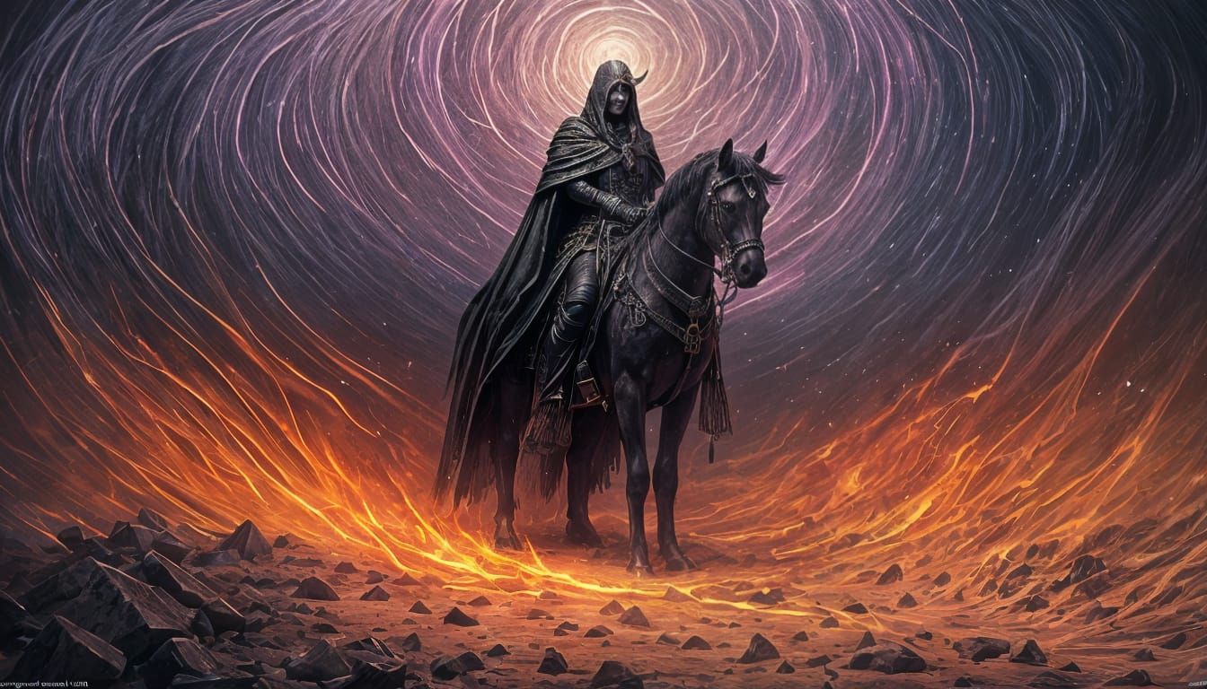 Forbidden Grimoire with Glowing Runes and Lich Queen Seal