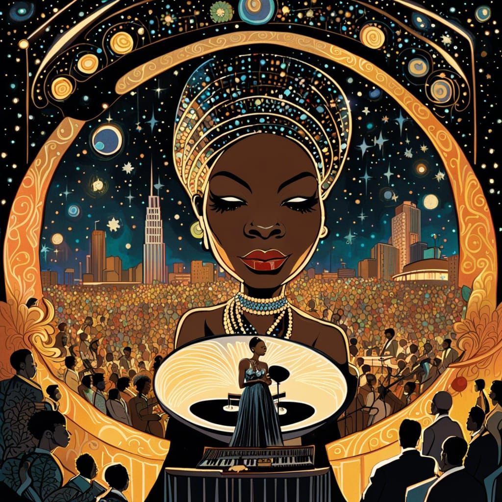 Nina Simone Tribute Poster. 2