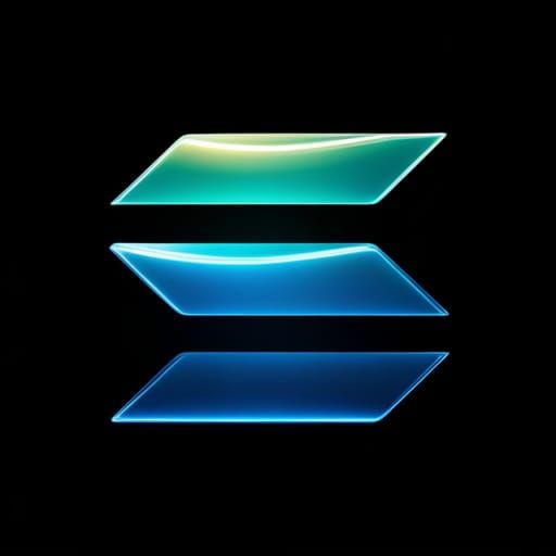 Cosmic Solana Crypto in Hyperrealistic Splash Art