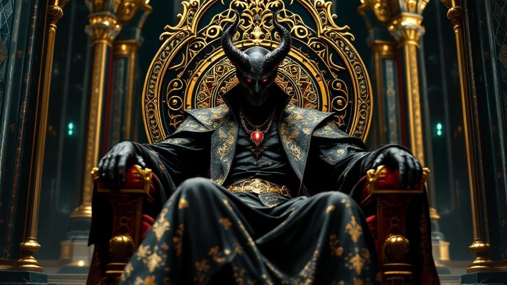 Dark God of Lechery Reigns in Gothic Luxury