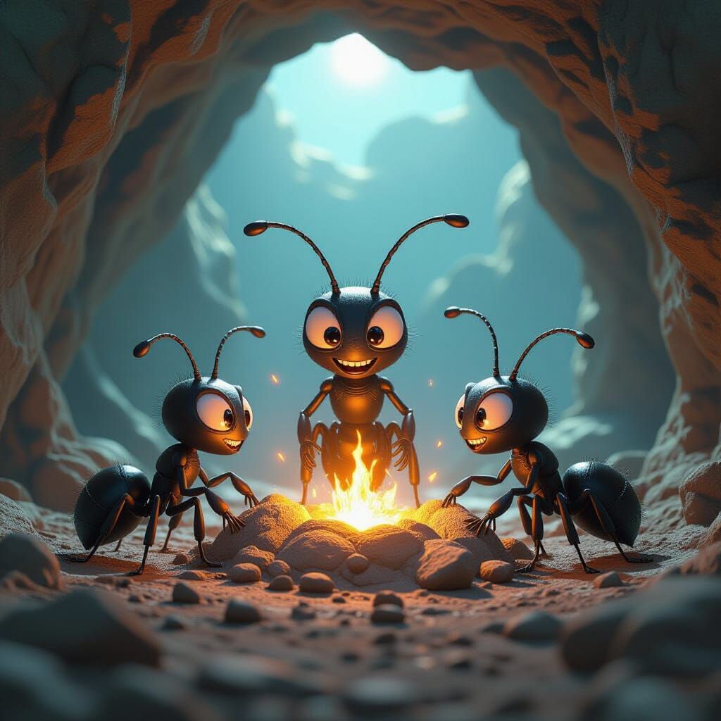Supervillain Ants Plan World Conquest in Pixar Style