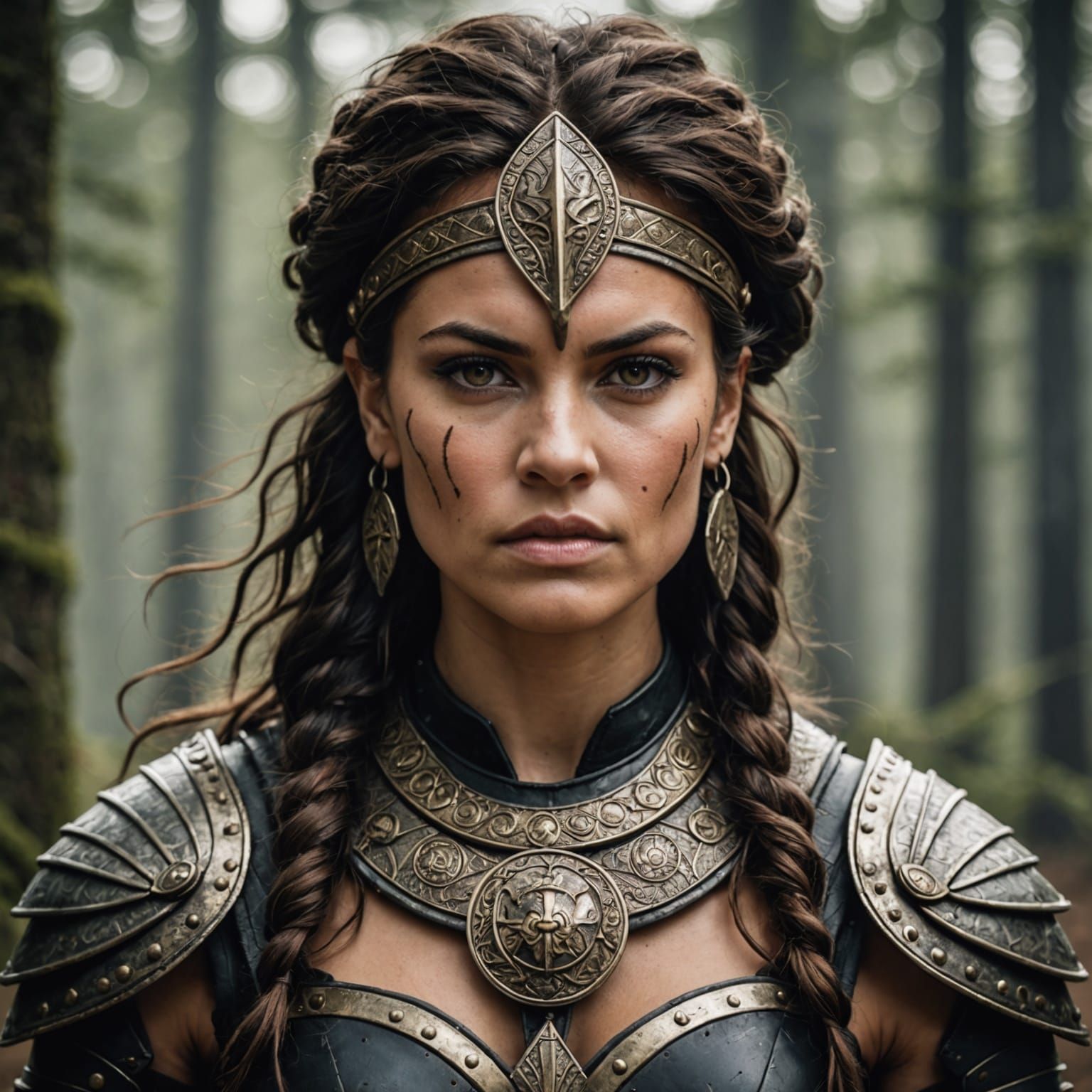 AI Generated Image of a Warrior Woman