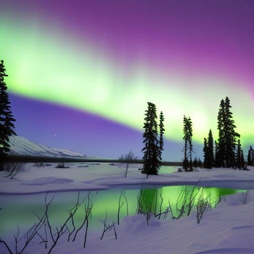 Spectacular Northern Lights Display Over Canada