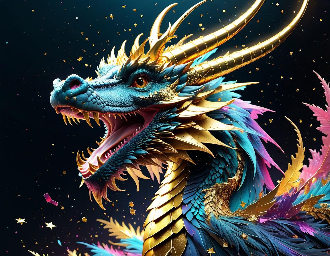 Confetti Dragon