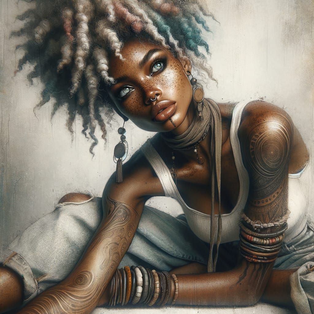 Afro-Grunge Beauty