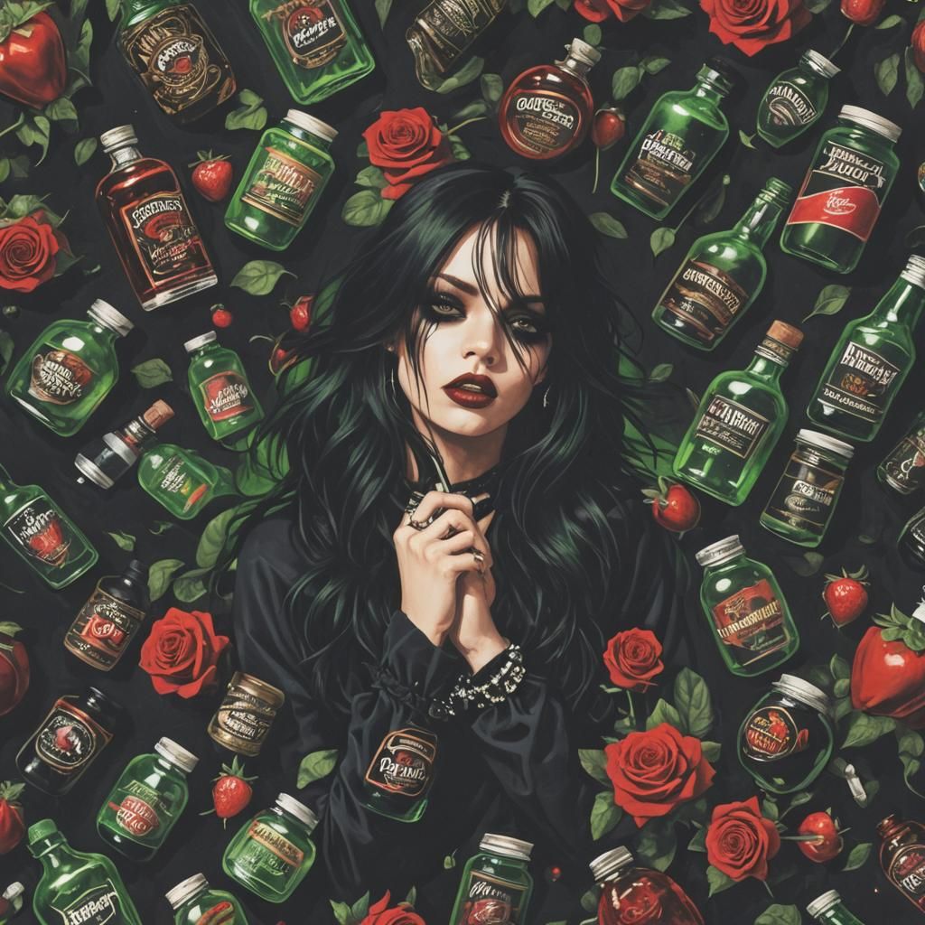 Surreal Poison Addiction: Digital Art