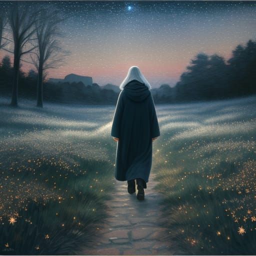 Hope Inspires: Starlight and Dawn's Gentle Light