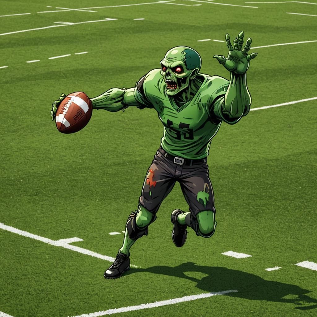 zombie football player