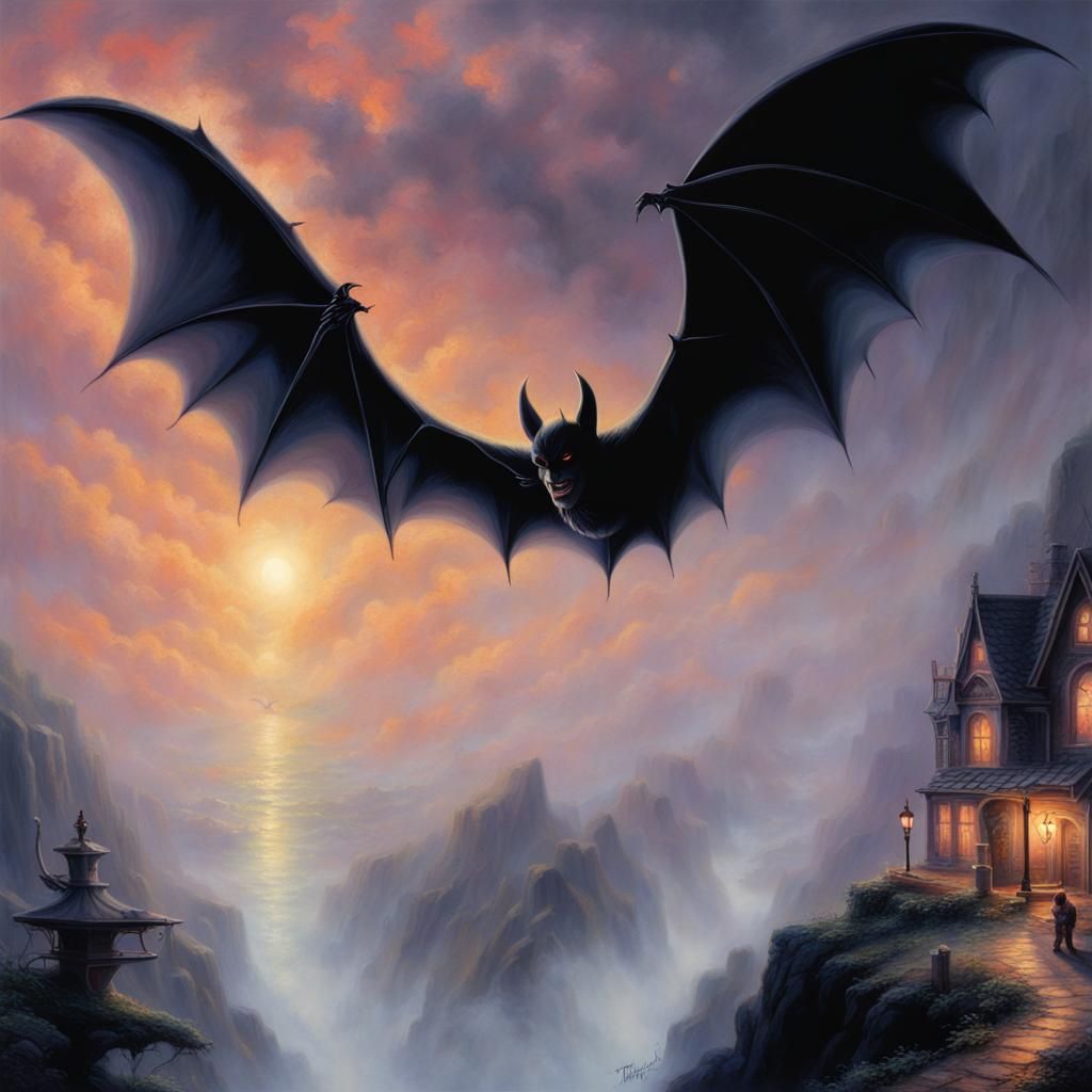 Ethereal Fantasy Scene in Luminist Style