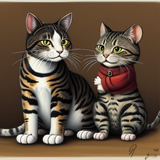 Furious Feline Confronts Fearless Rodent