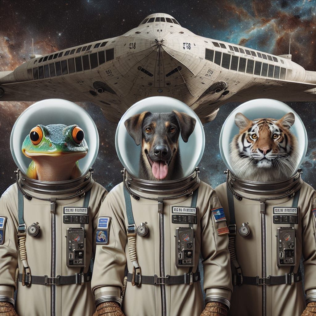 Anthropomorphic Space Explorers on an Interstellar Mission