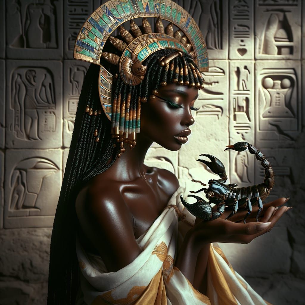 Egyptian Goddess Ta-Bitjet, Scorpion Guardian of Healing
