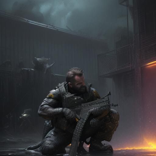 Hyperdetailed Cats in Dark Fantasy Wet Works