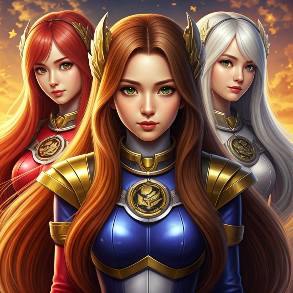 Super Sentai Team of Five Heroines, Hyperrealistic