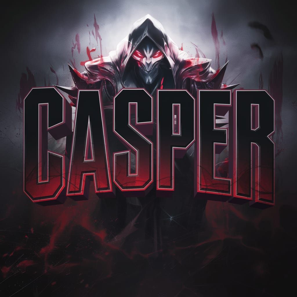 League of Legends Jhin-Themed Background with 3D Logo