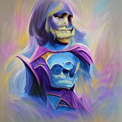 Skeletor Portrait Generated by AI