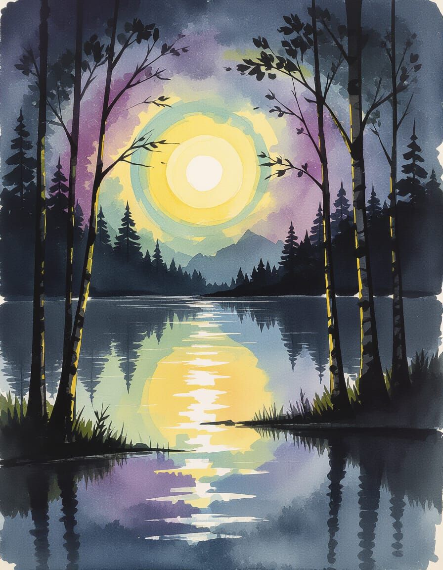 Light Piercing Through Darkness