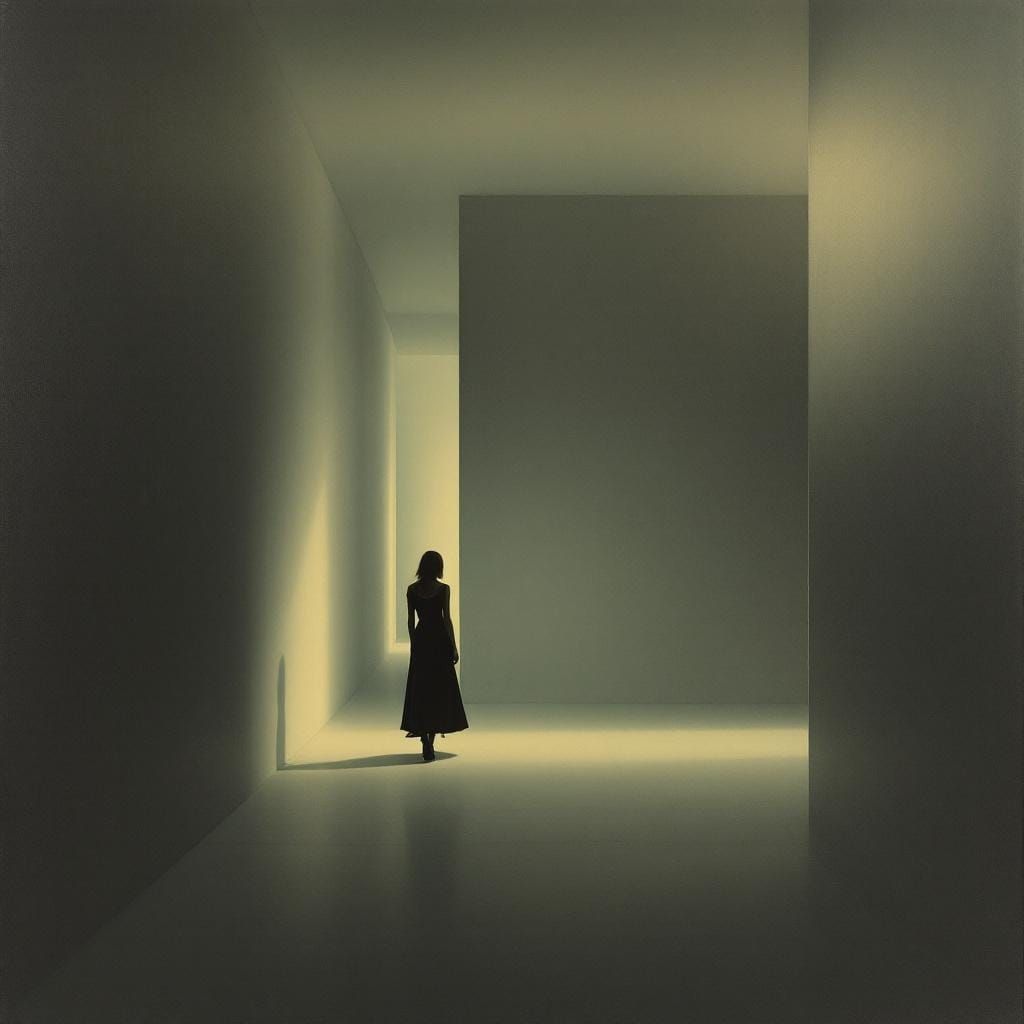 Minimalist Architecture with Ethereal Lighting