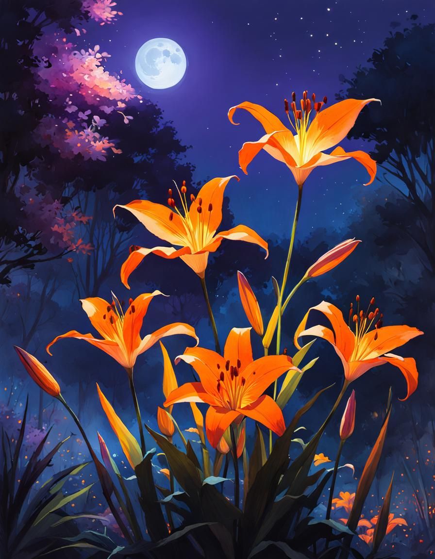 Fire lilies