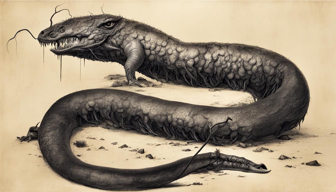 Cryptid series: Tatzelwurm