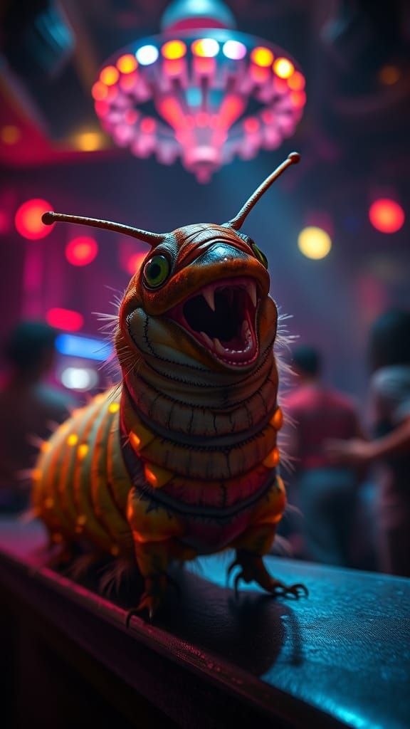 Caterpillar Channels Saturday Night Fever in Disco