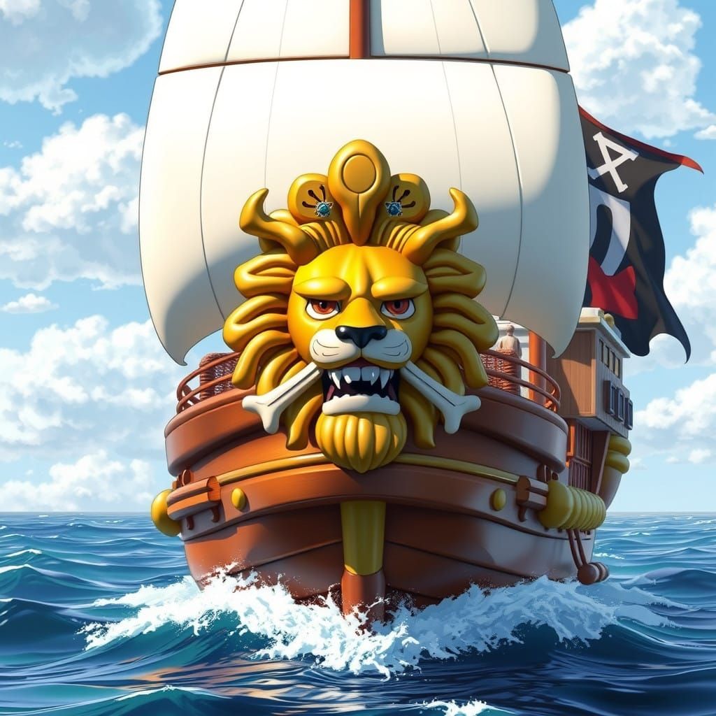 The Thousand Sunny: A Majestic Pirate Ship