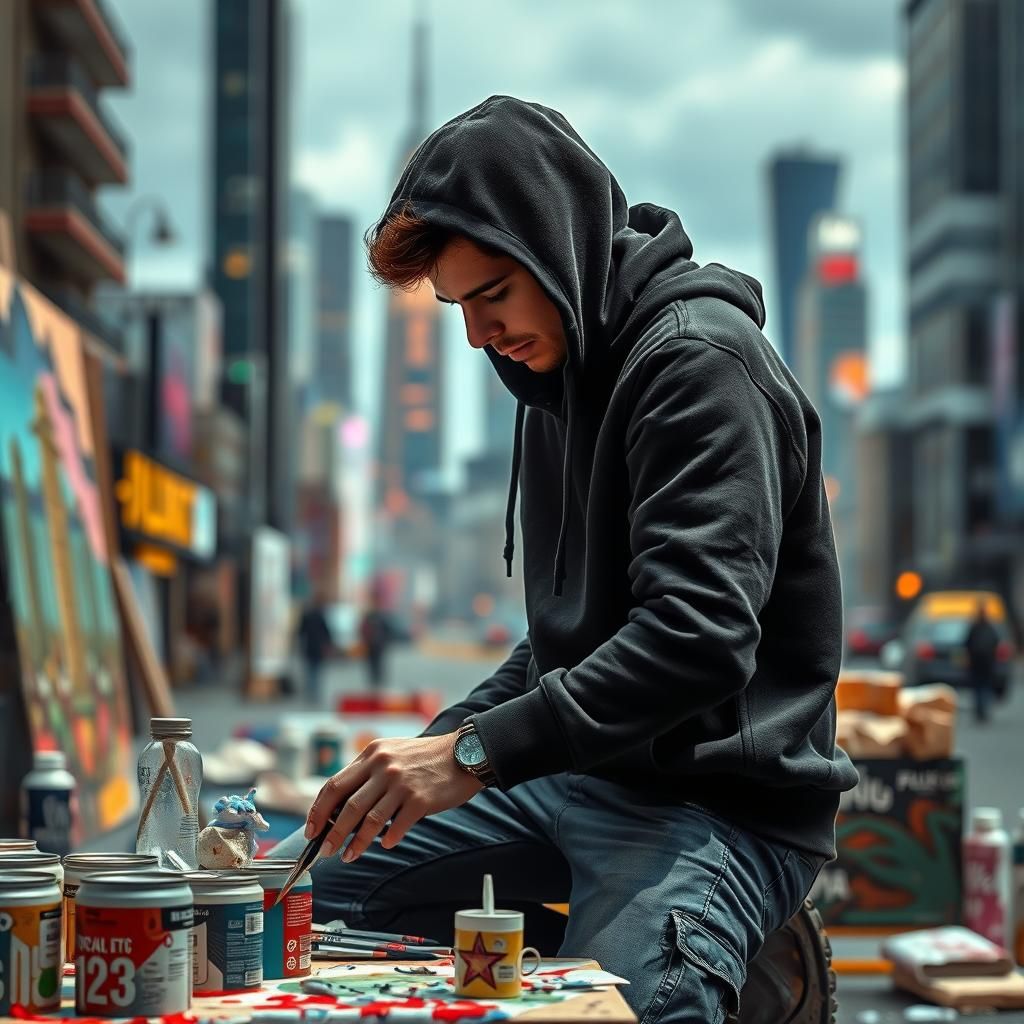 Hyperrealistic Street Artist Creates 3D Masterpiece
