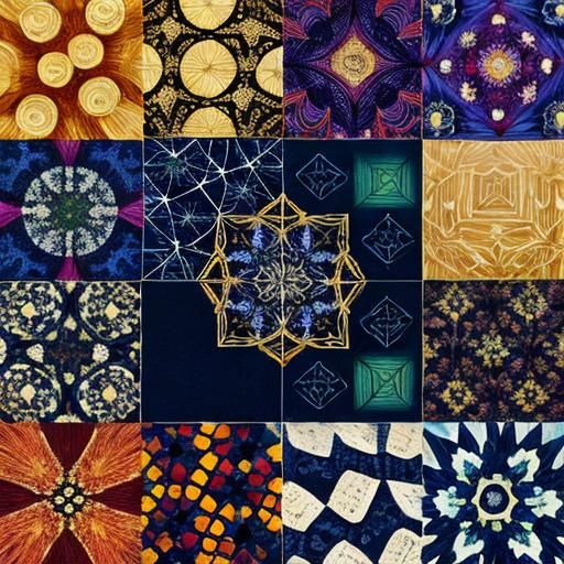 Sensual Woman in Crimson and Gold Lace Embroidery