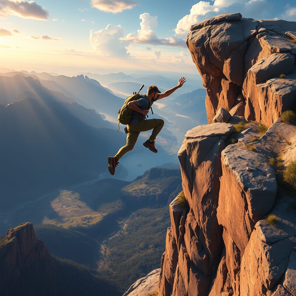 Hero in Exile Leaps into the Unknown Wilderness