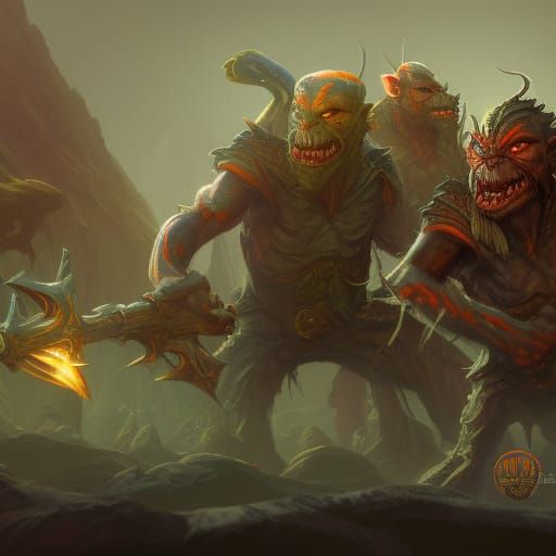 Detailed Goblin Concept Art in Deep Color