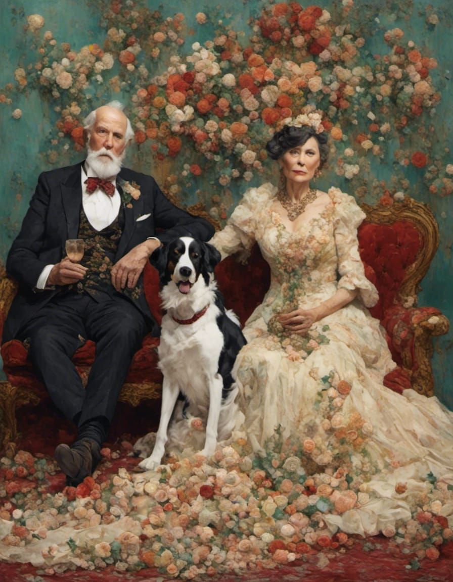 Abstract Collage of Blended Textures and Patterns