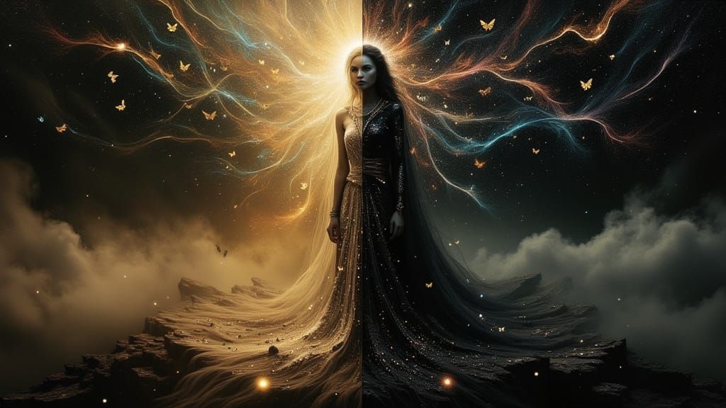 Divine Feminine Entity Embodying Wholeness