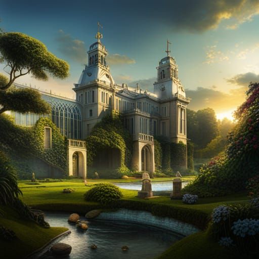 Kew Gardens: Dramatic Digital Matte Painting