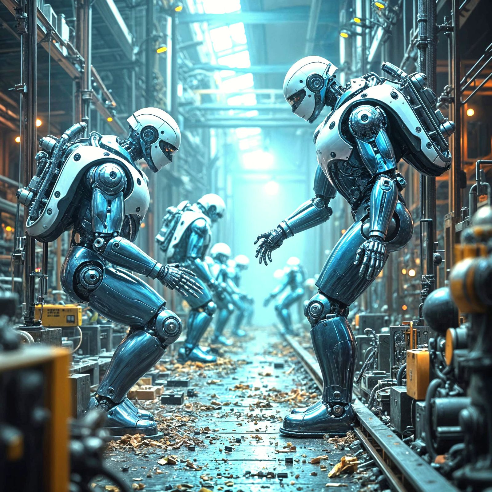 AI-Driven Machines Replace Humans in Factories
