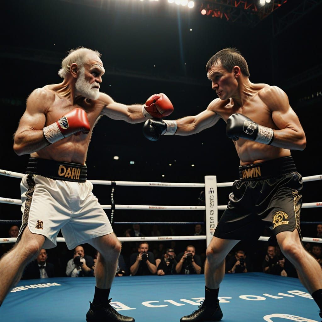 Charles Darwin in Epic Boxing Match for World Champion's Bel...