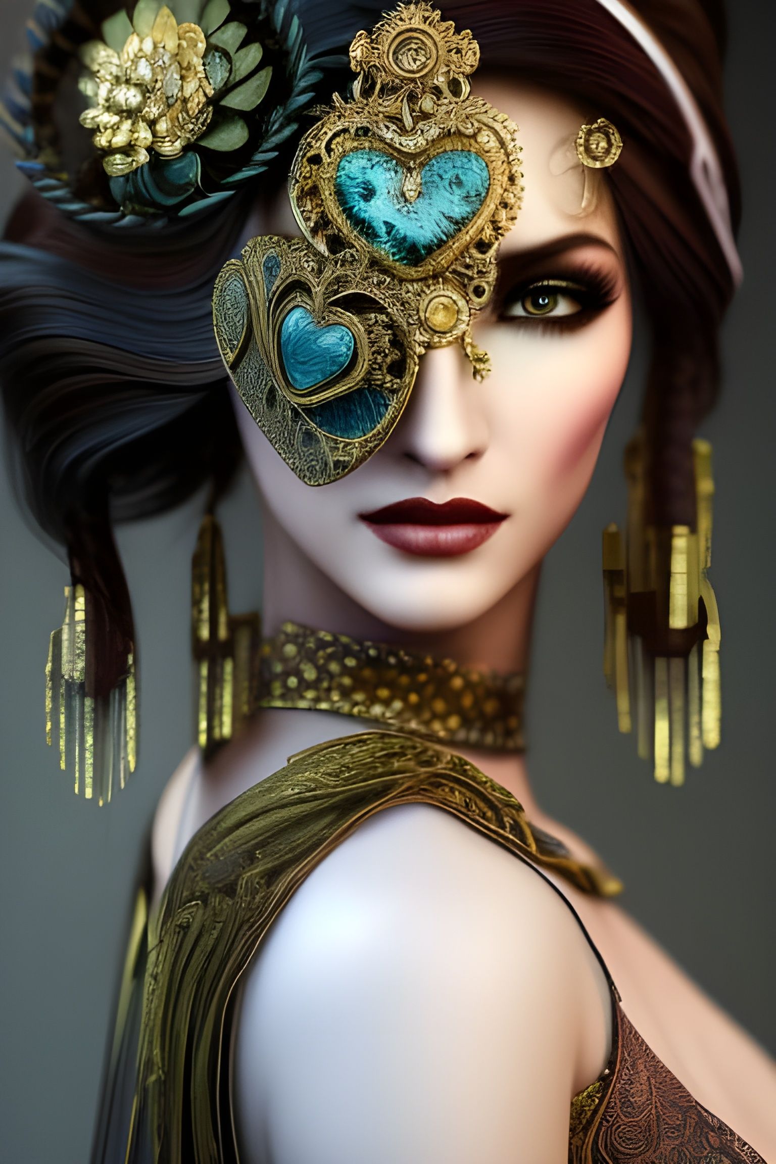 Woman with eyepatch I