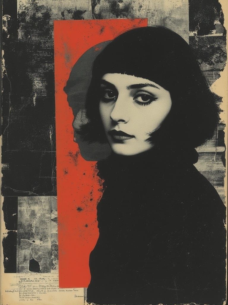 Carmen Dell’Orifice Fashion Sketch in Magical Realism Style