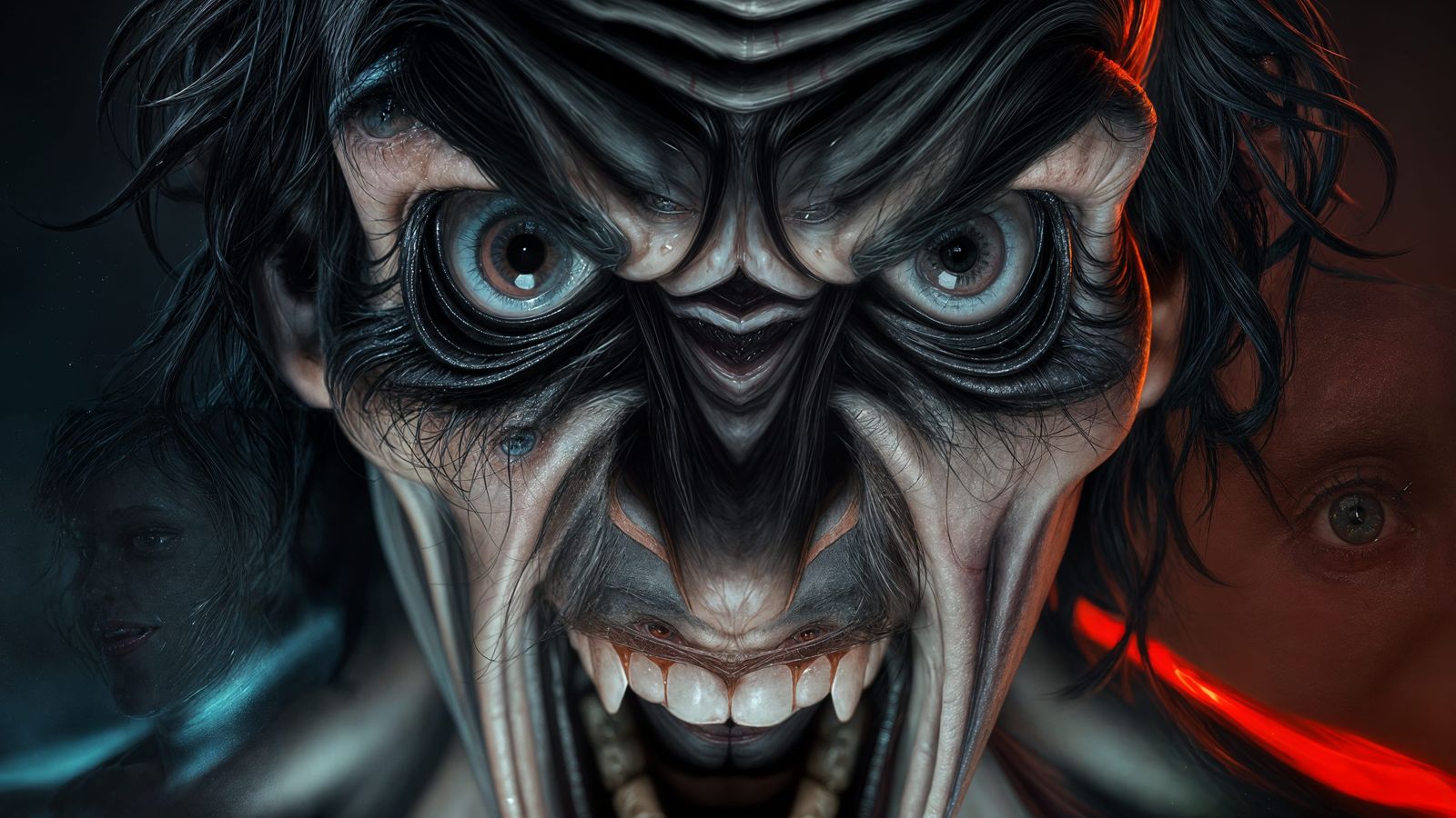 Chilling Portrait in Hyperdetailed Style